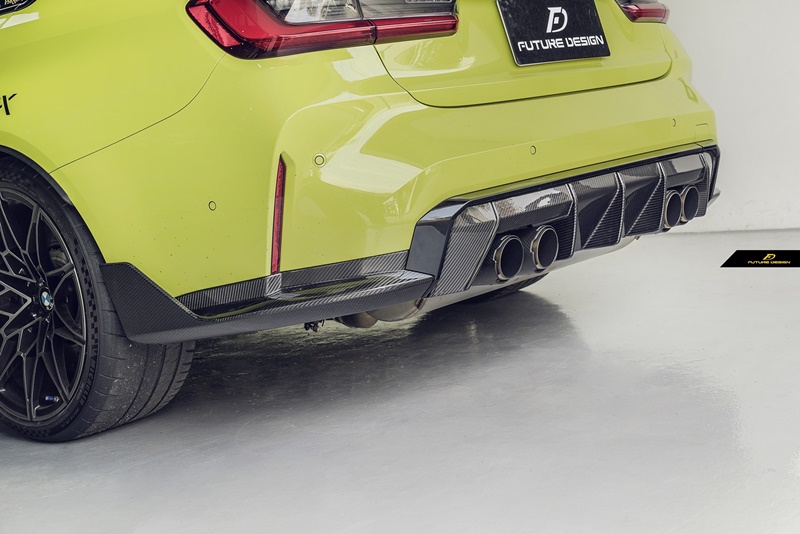 G80M3 G82M4 - MP style carbon rear Diffuser 03